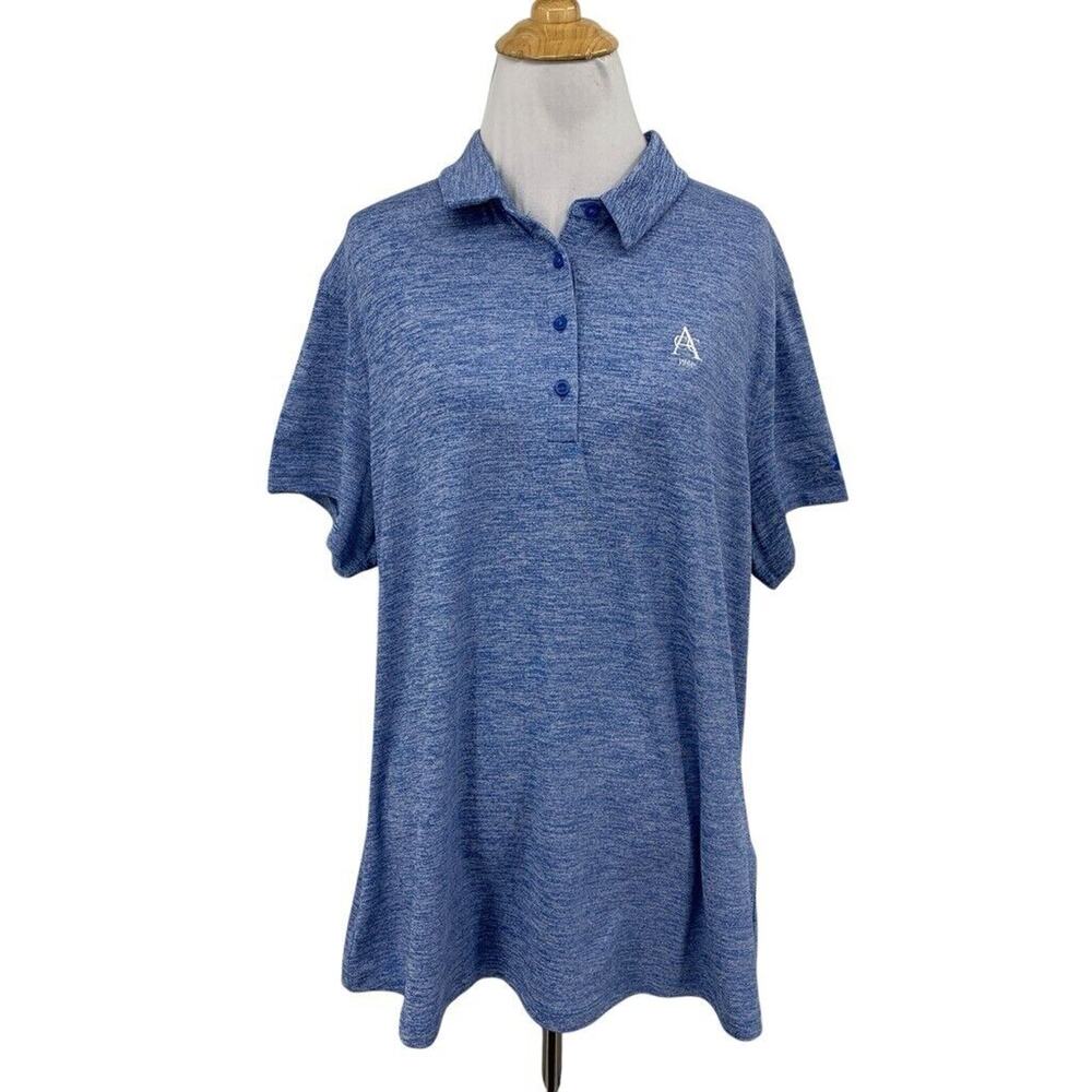 Under Armour Polo Shirt Womens 2XL Surf Zinger UPF 30 Embroidered Logo Golf